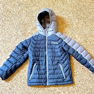 Youth insulated Omni-heat Columbia jacket